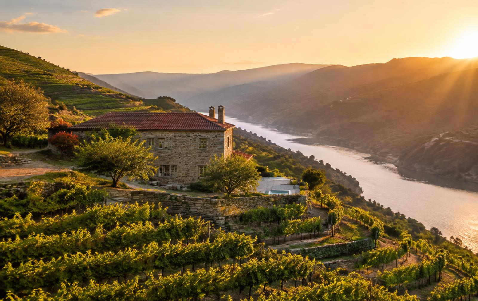 Vale do Douro ao pôr do sol